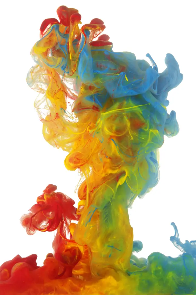 Colorful Ink Swirl