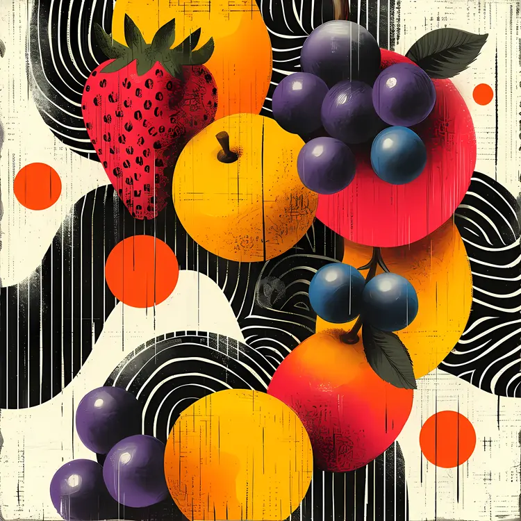 Colorful Pattern of Fruits