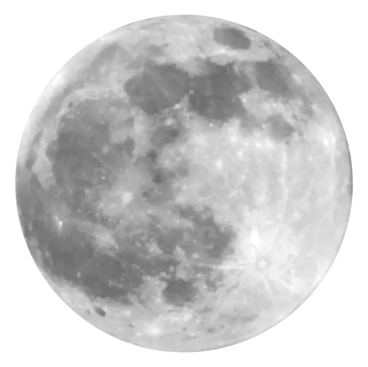 Full Moon in Space