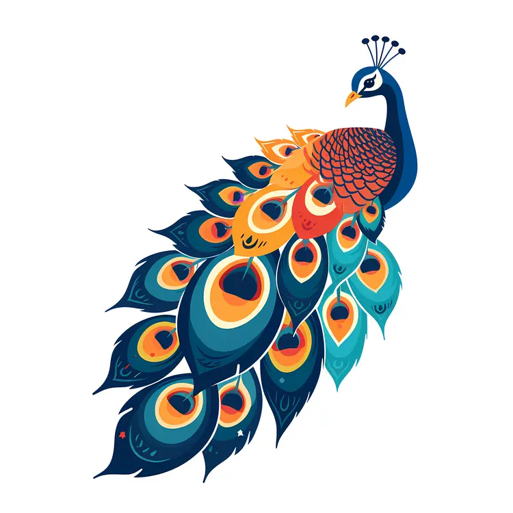 Colorful Peacock