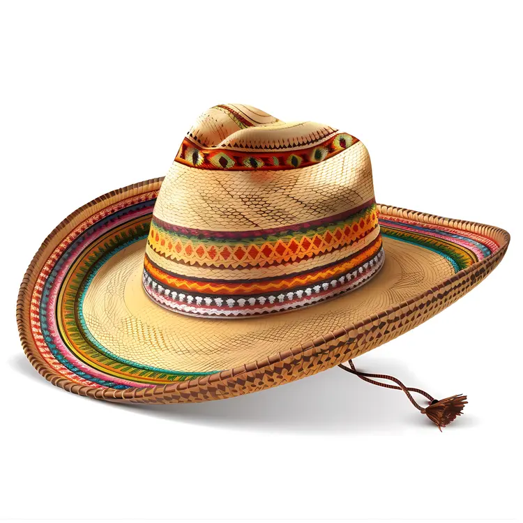Colorful Straw Hat