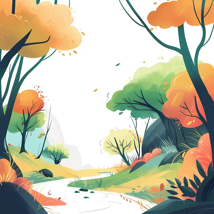 Colorful Autumn Landscape
