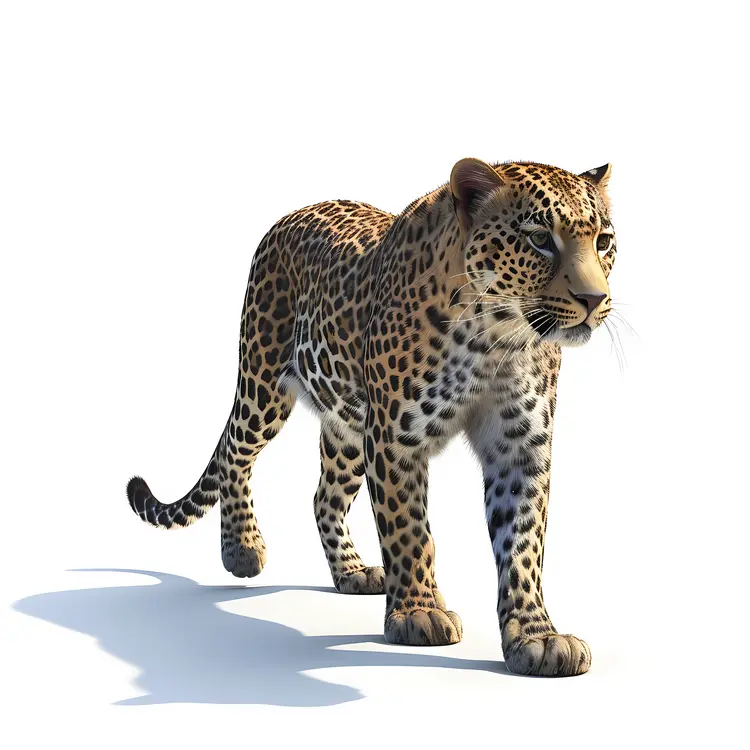 Leopard Walking