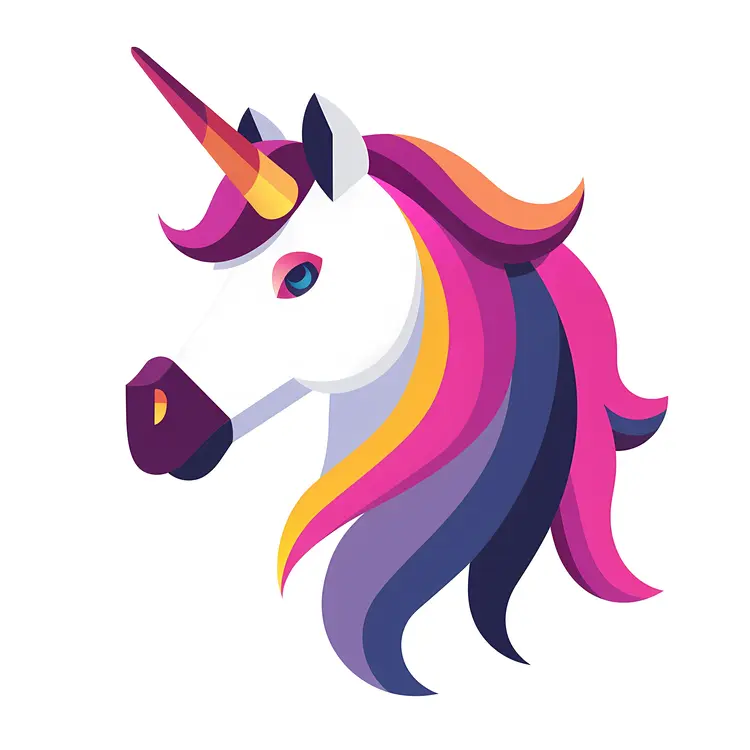 Colorful Unicorn Illustration