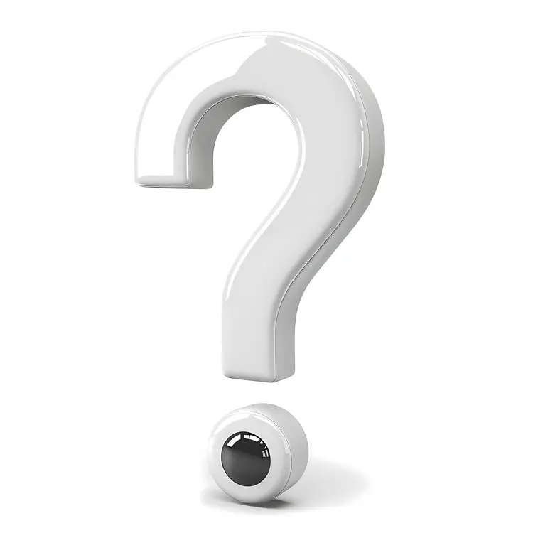 White Question Mark Symbol