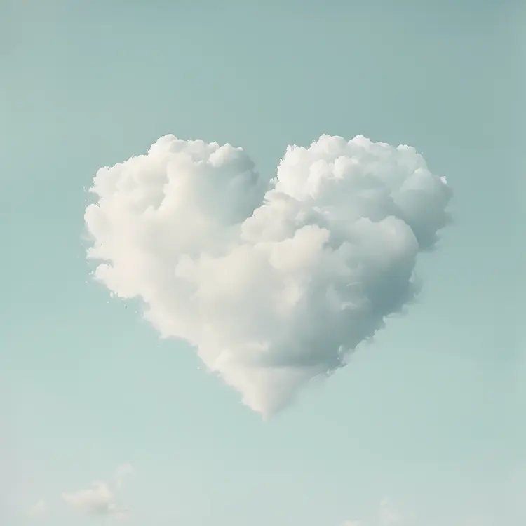Heart-Shaped Cloud in the Sky