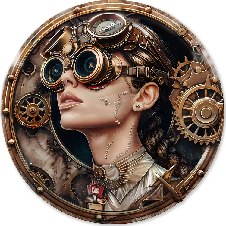 Steampunk Woman with Goggles