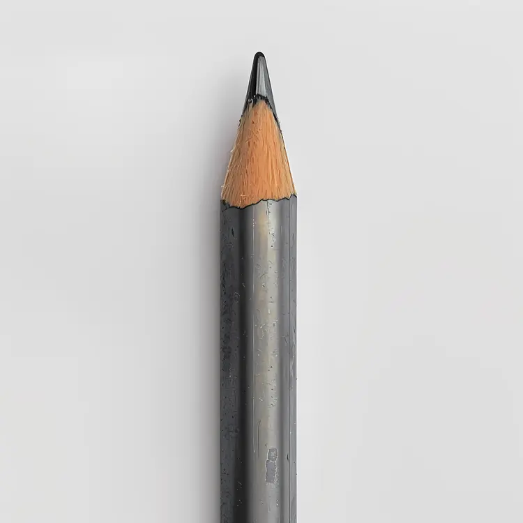 Black Pencil with Sharp Tip