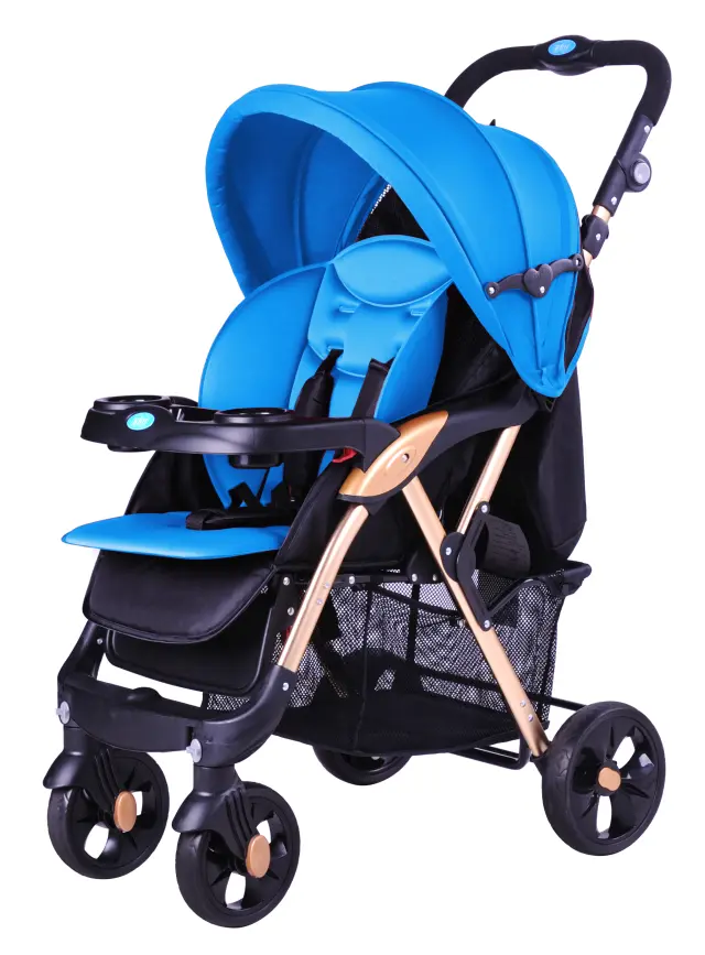 Blue Baby Stroller with Canopy