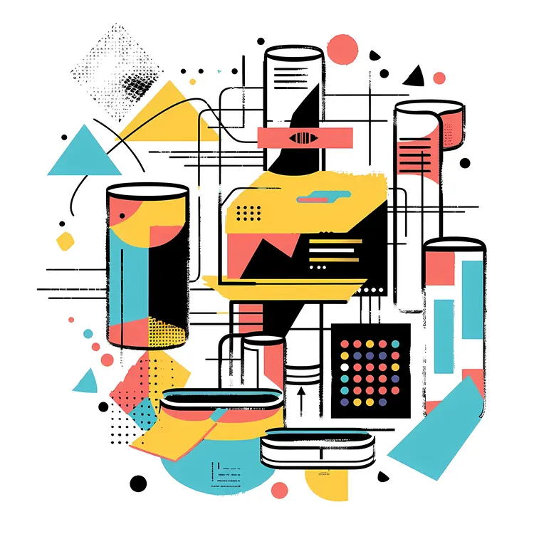 Colorful Geometric Abstract Art
