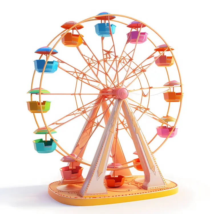 Cute Ferris Wheel at the Fair
