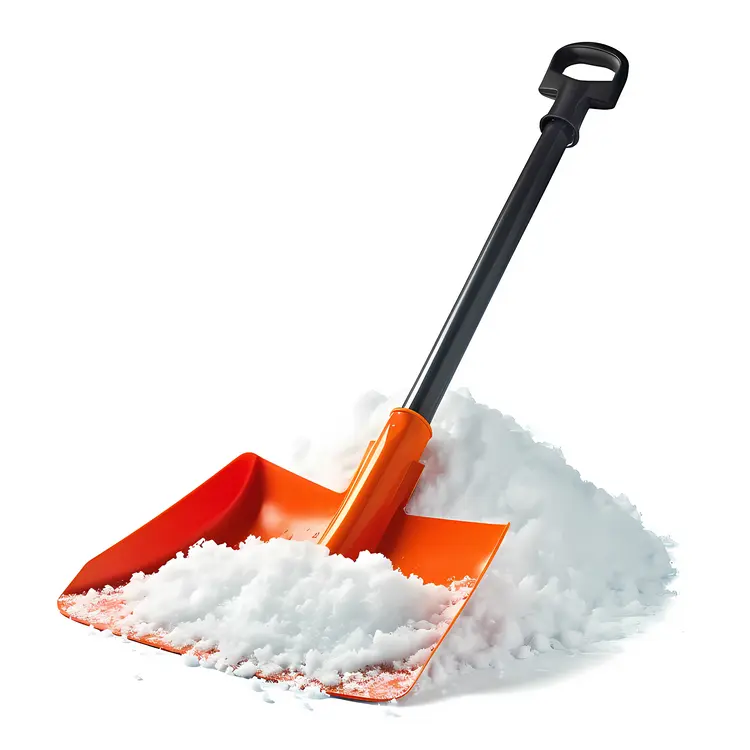 Snow Shovel with Snow for Winter