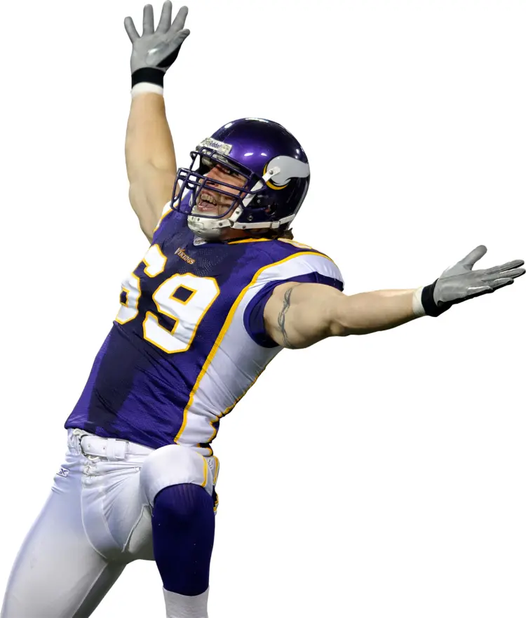 Football Player Celebrating Victory