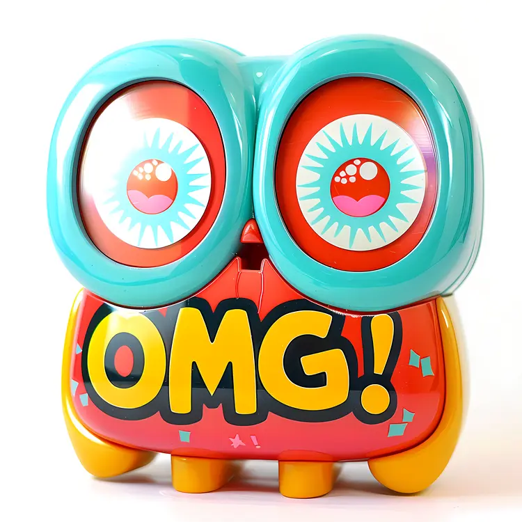Colorful OMG Toy with Big Eyes