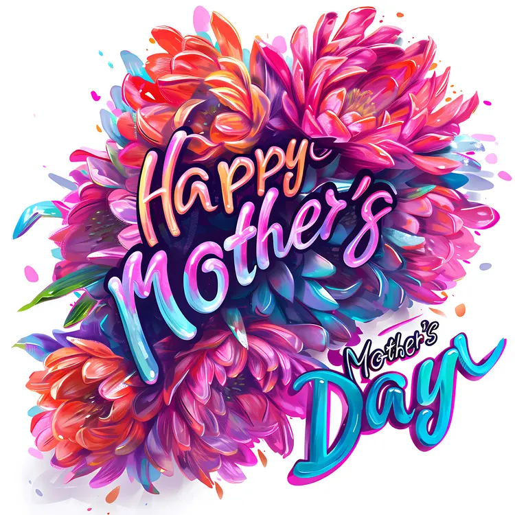 Happy Mother's Day Floral Greeting