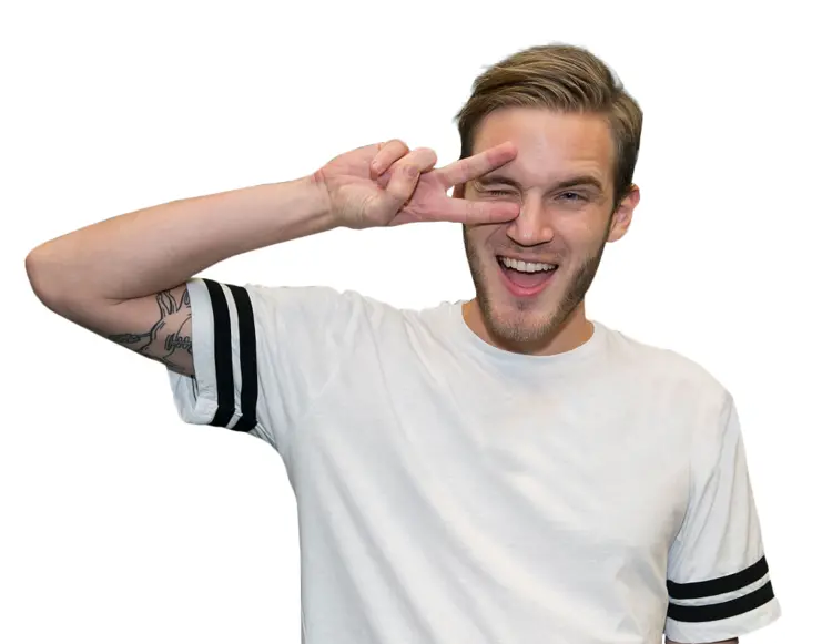 Man in White Shirt Making Peace Sign