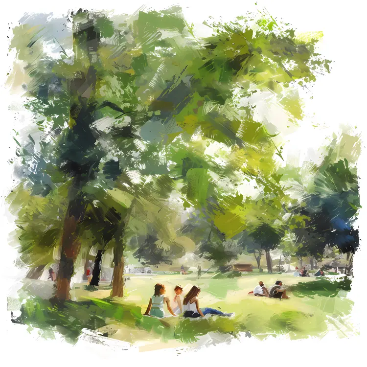 Park Relaxation with Friends