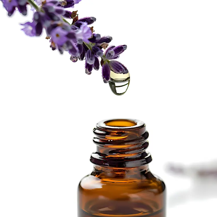 Lavender Oil with Flower