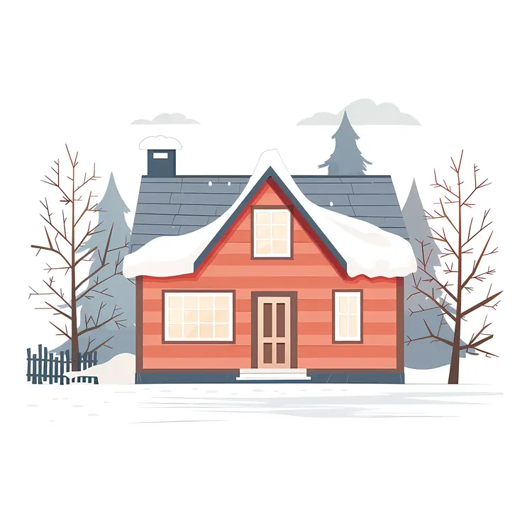 Small cute doodle house