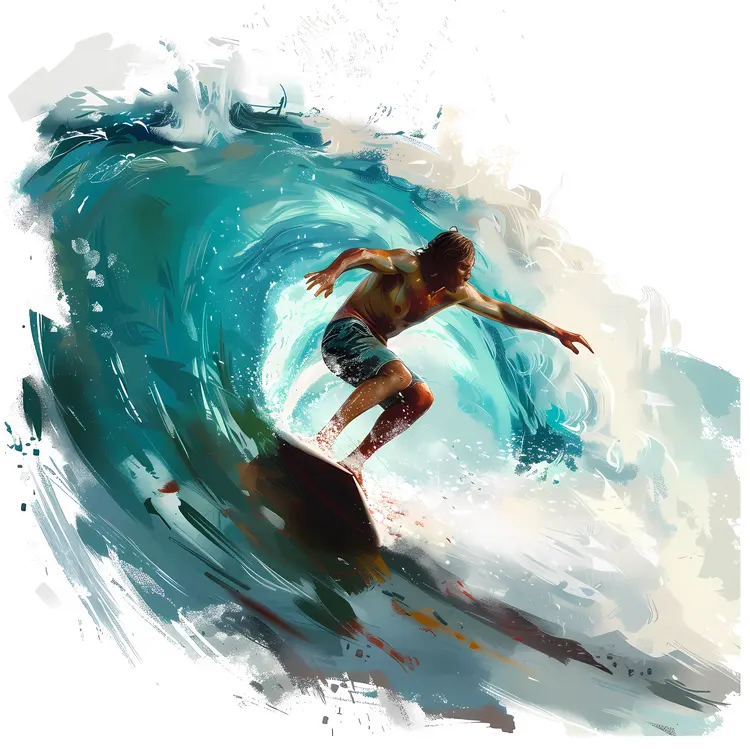 Surfer in a Wave Tunnel