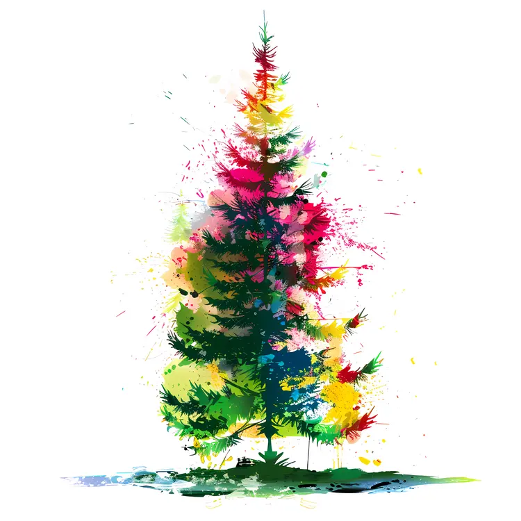 Abstract Colorful Tree