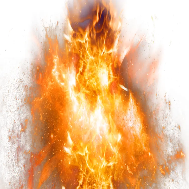 Intense Fire and Smoke