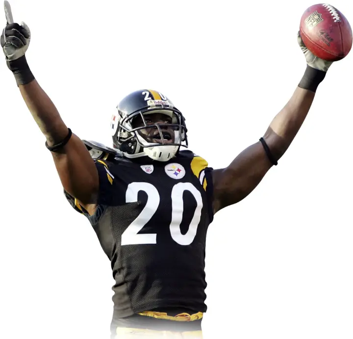 Football Player Celebrating Touchdown