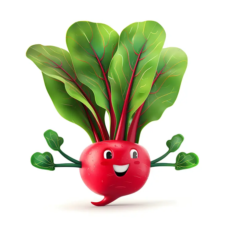 Happy Celery Cartoon Illustration