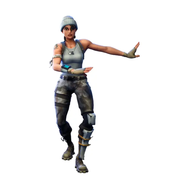 Female Character in Dance Pose