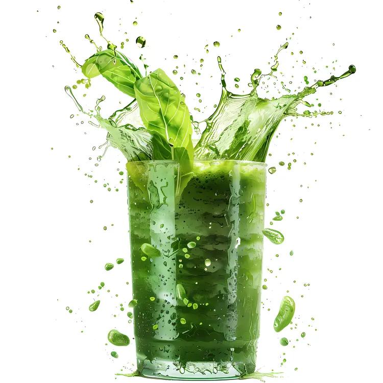 Green Drink Splash with Mint
