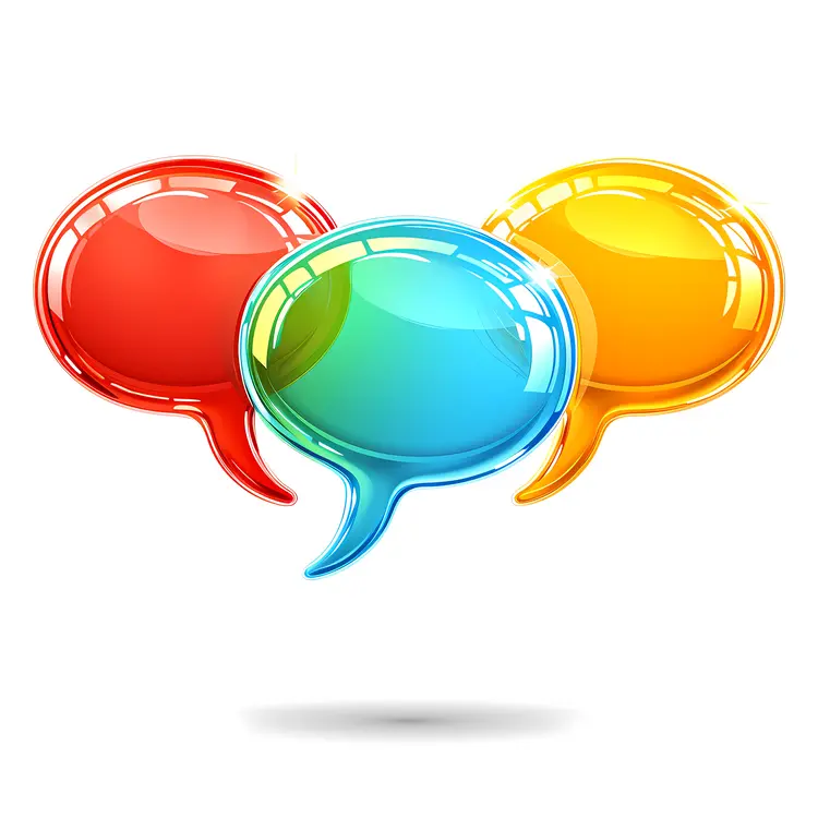 Colorful Speech Bubbles