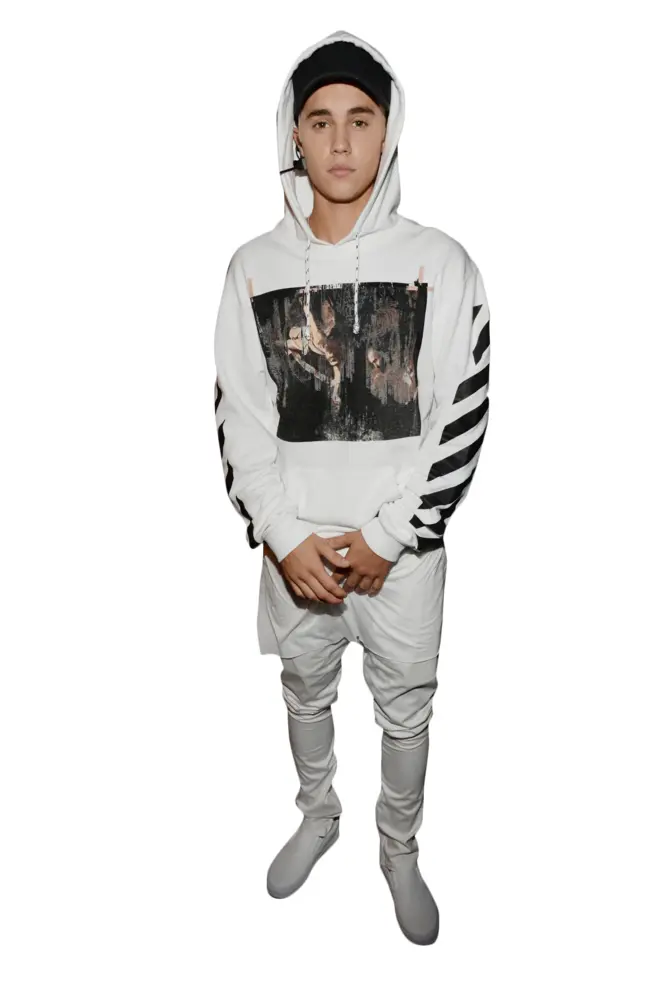 Man in White Hoodie