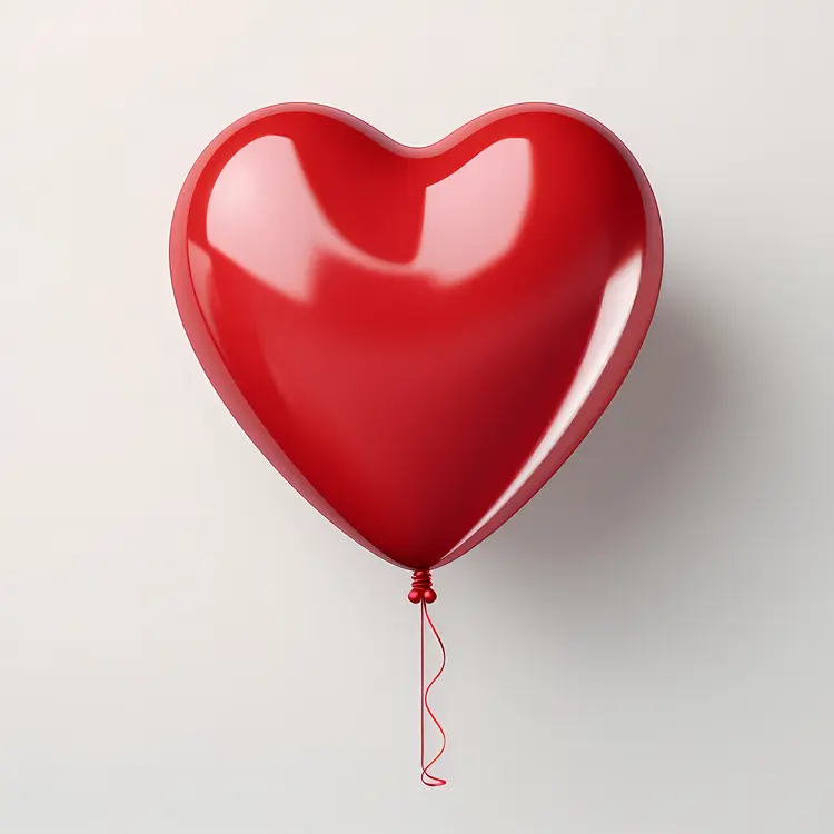 Red Heart Balloon for Party Decoration