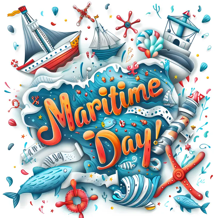 Maritime Day Celebration Illustration