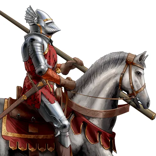 Armored Knight on Horseback
