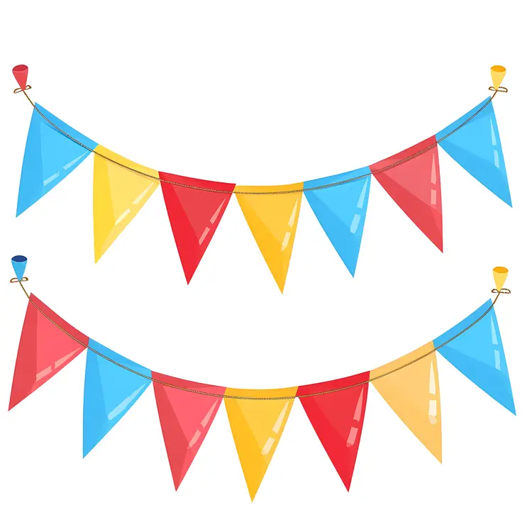 Colorful Banners for Festive Decoration