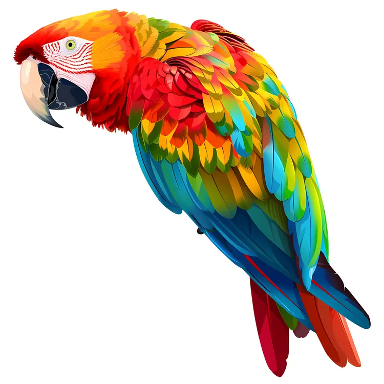 Colorful Parrot Illustration