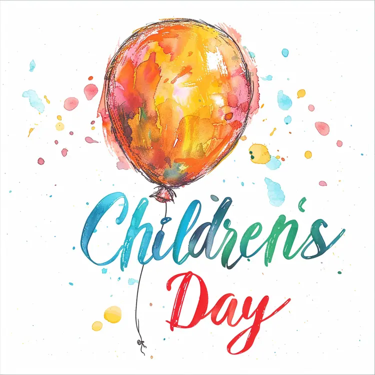Colorful Balloon for Children's Day