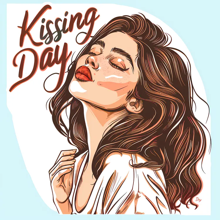 Kissing Day Woman