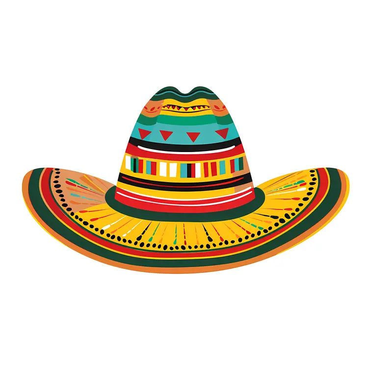 Colorful Traditional Sombrero