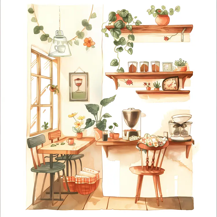 Cozy Kitchen with Warm and Inviting Decor