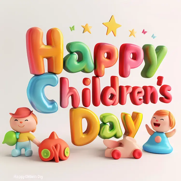 Happy Children's Day with Toys