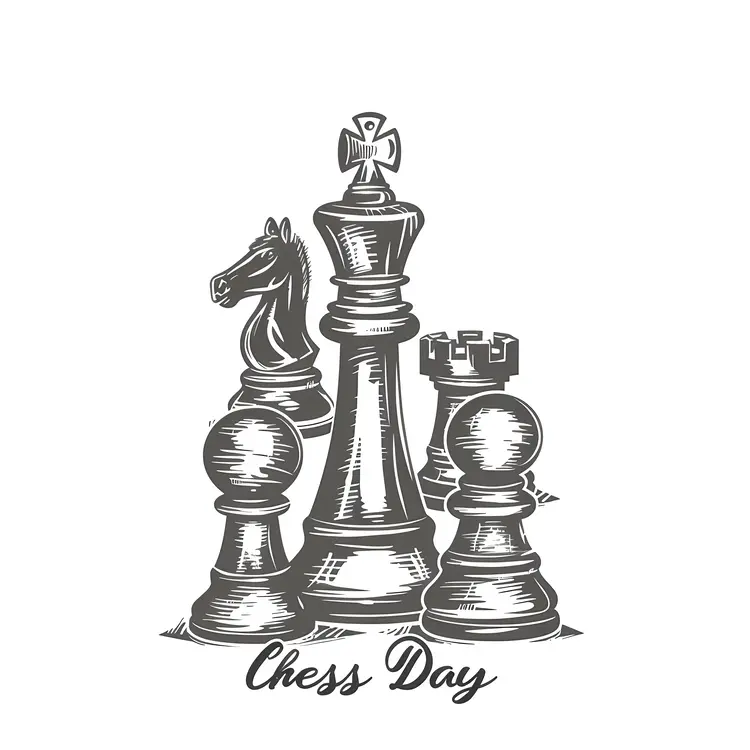Chess Day with King and Rook