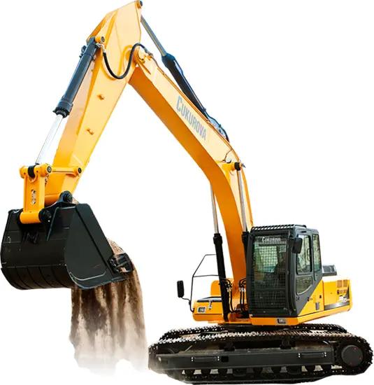 Yellow Excavator at Worksite