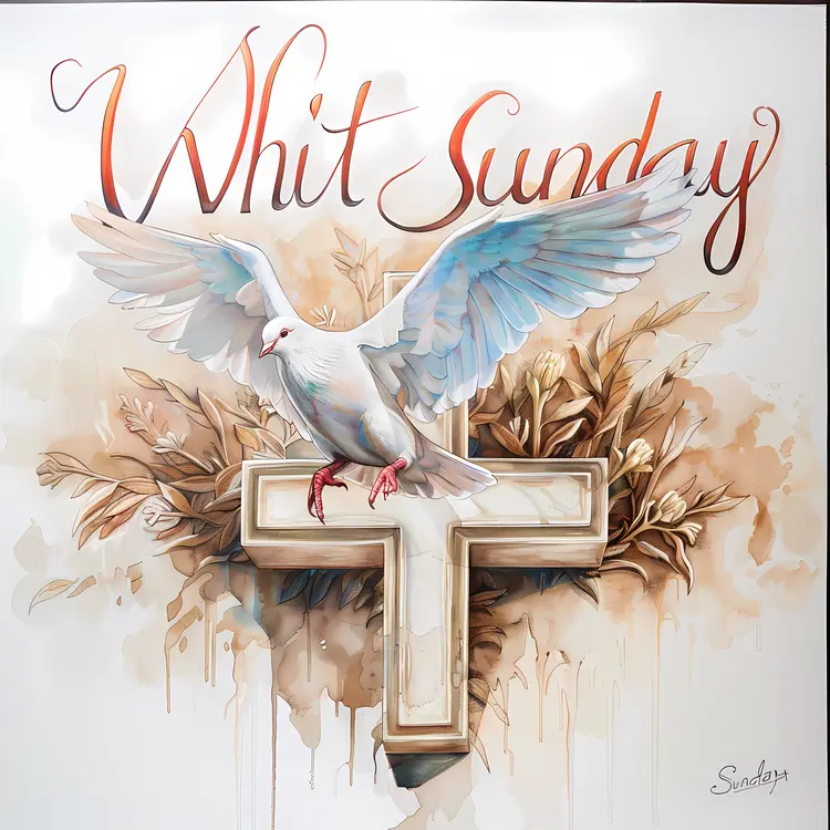Dove and Cross Whit Sunday