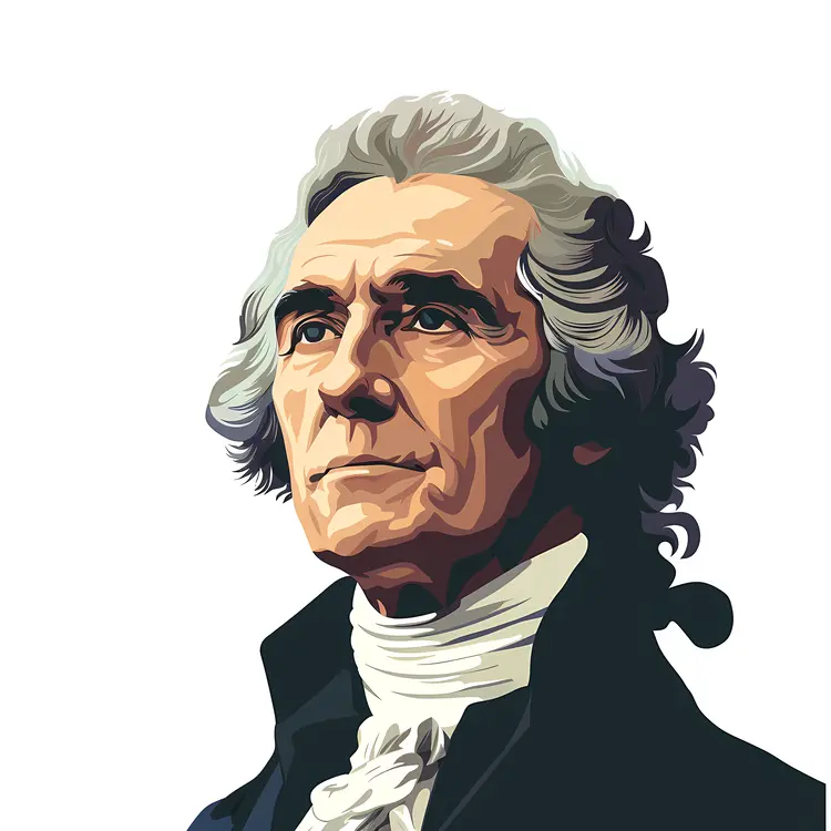 Color Portrait of Historical Figure
