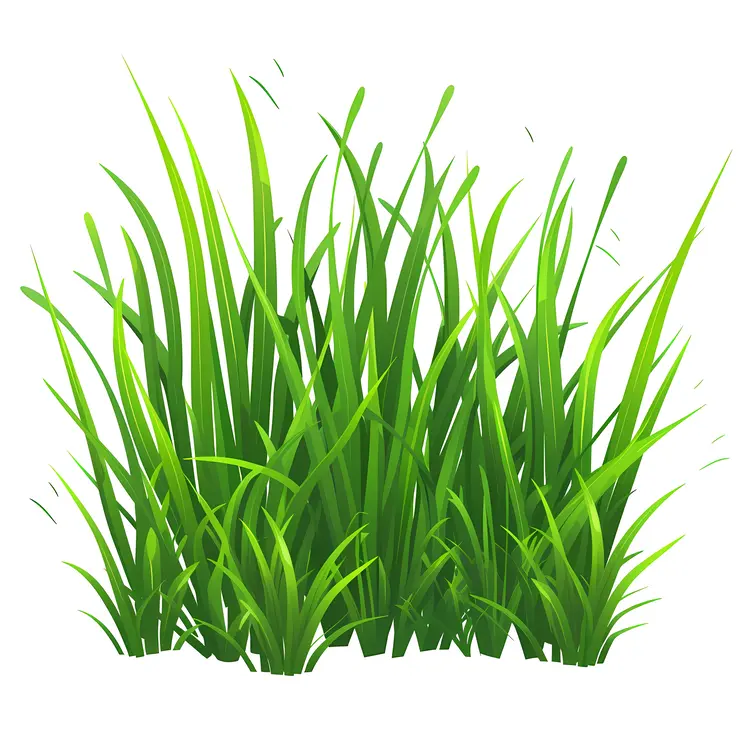 Green Grass Plant Illustration