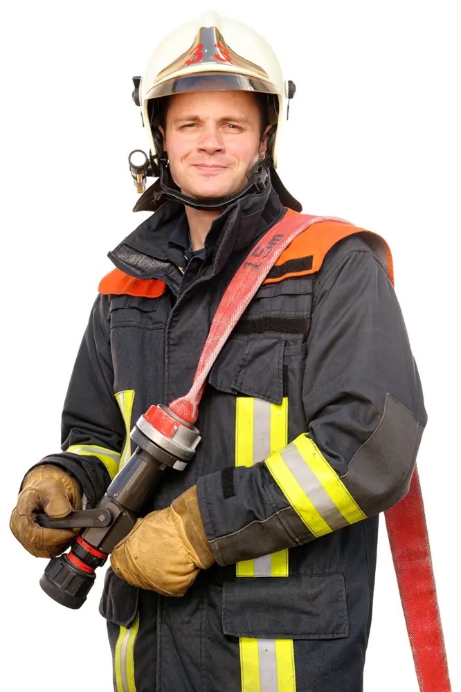 Firefighter with Hose