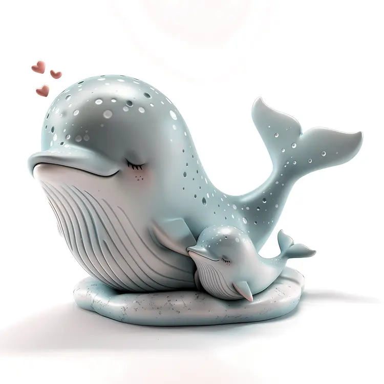 Cute Sleeping Whales