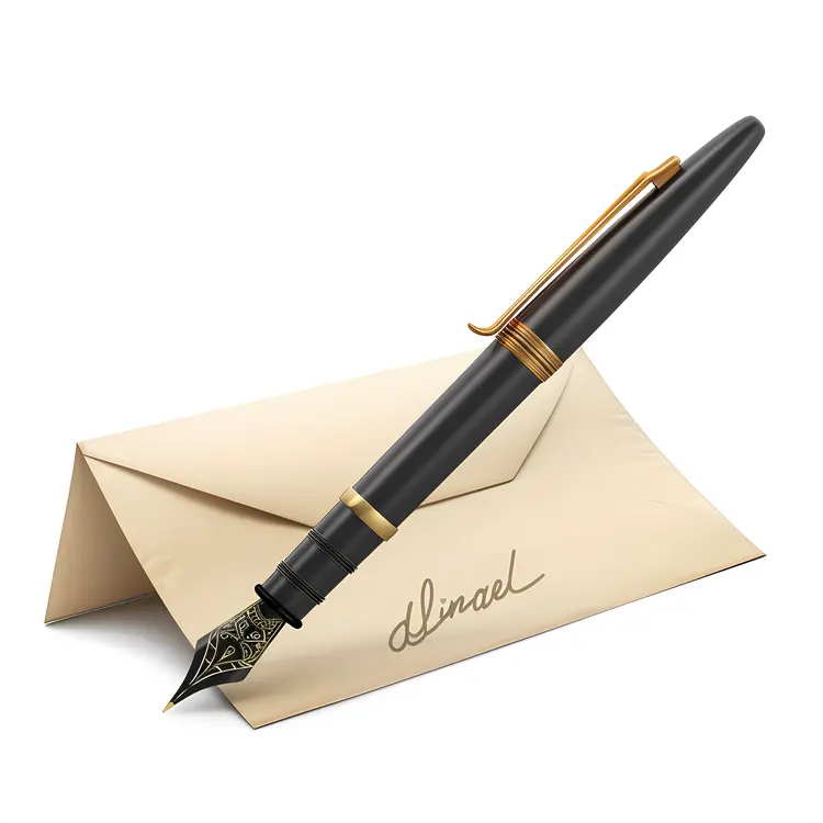 Fountain Pen and Envelope